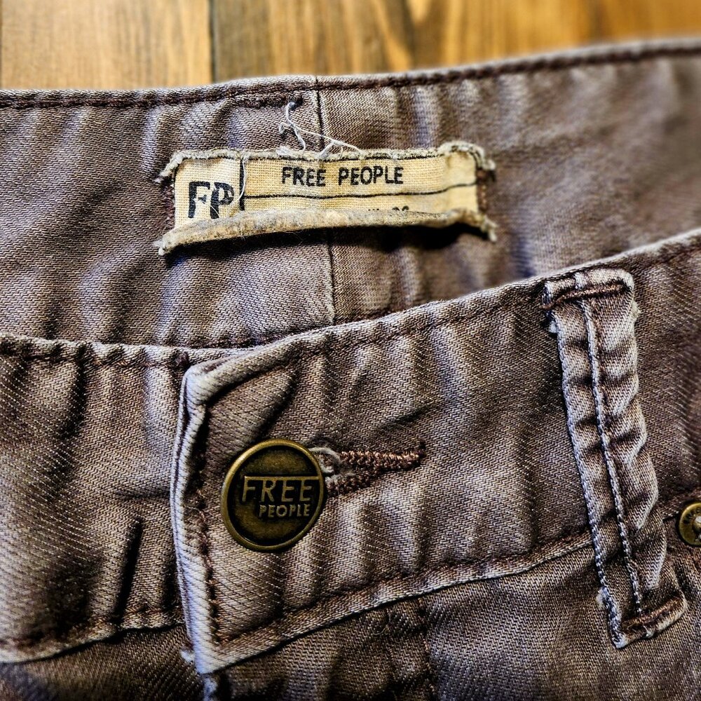 Free People Taupe Jeans - Size 26